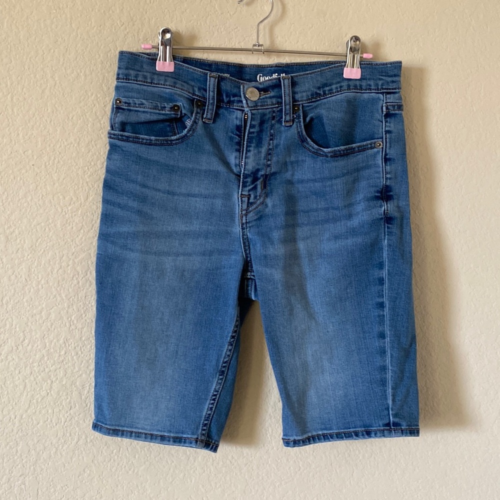 Goodfellow & Co Slim Blue Jean Shorts, 30W